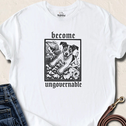 Become Ungovernable T-Shirt — White standard