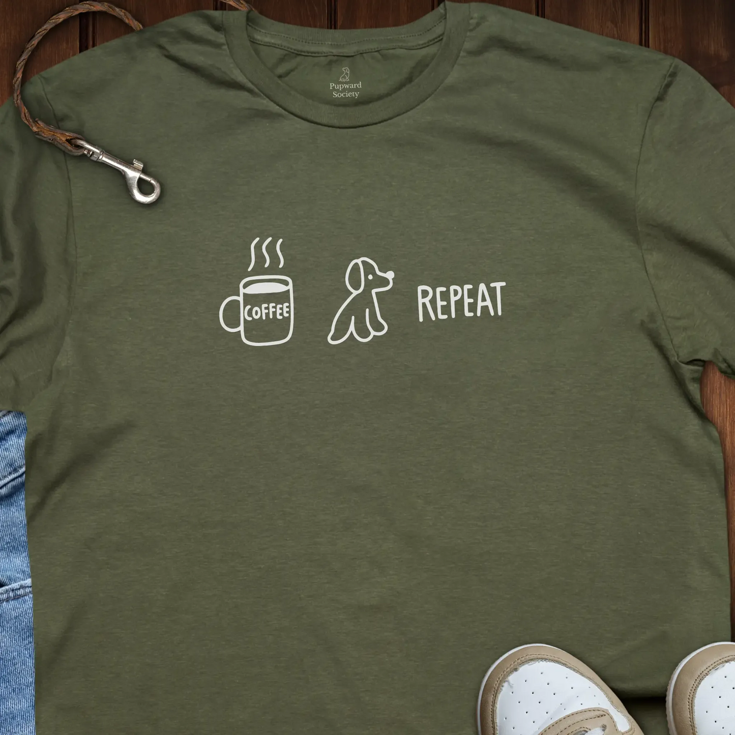 Coffee, Dog, Repeat T-Shirt