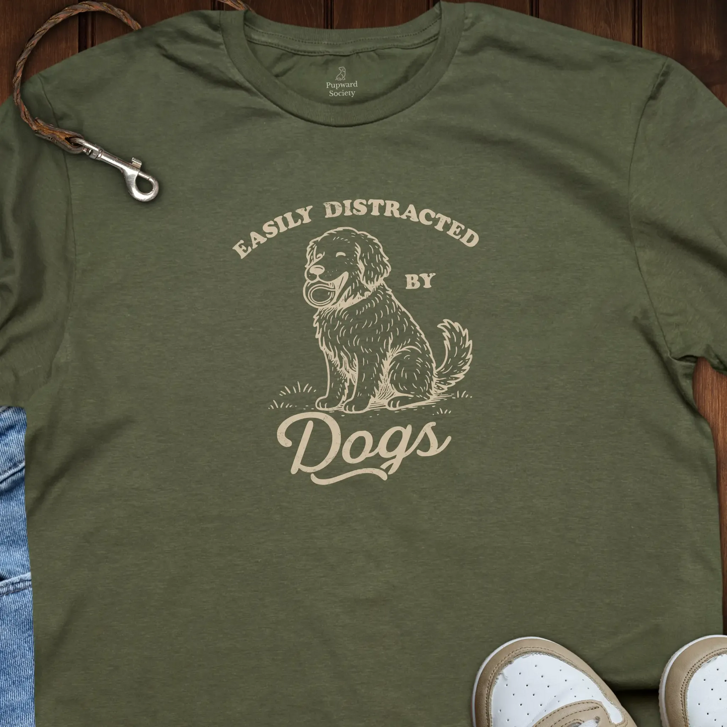Easily Distracted By Dogs T-Shirt