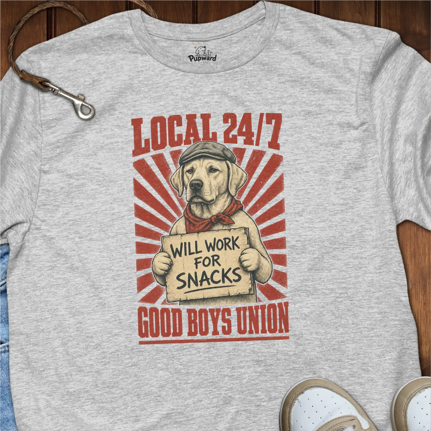 Local 24/7 Will Work for Snacks T-Shirt