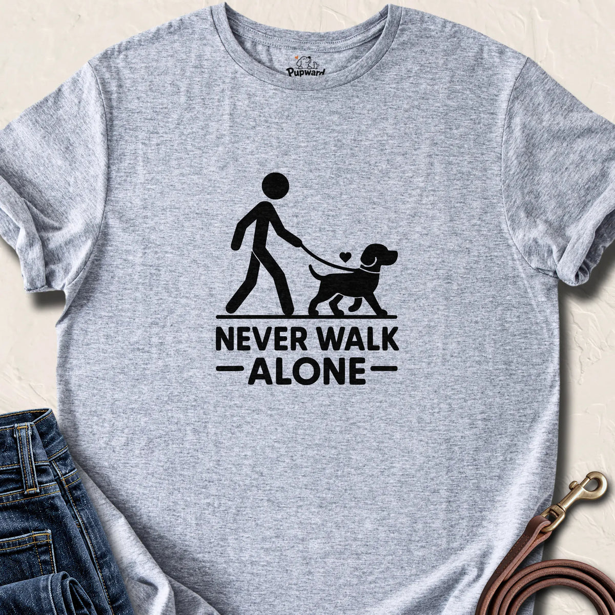 Never Walk Alone — Sport Grey standard