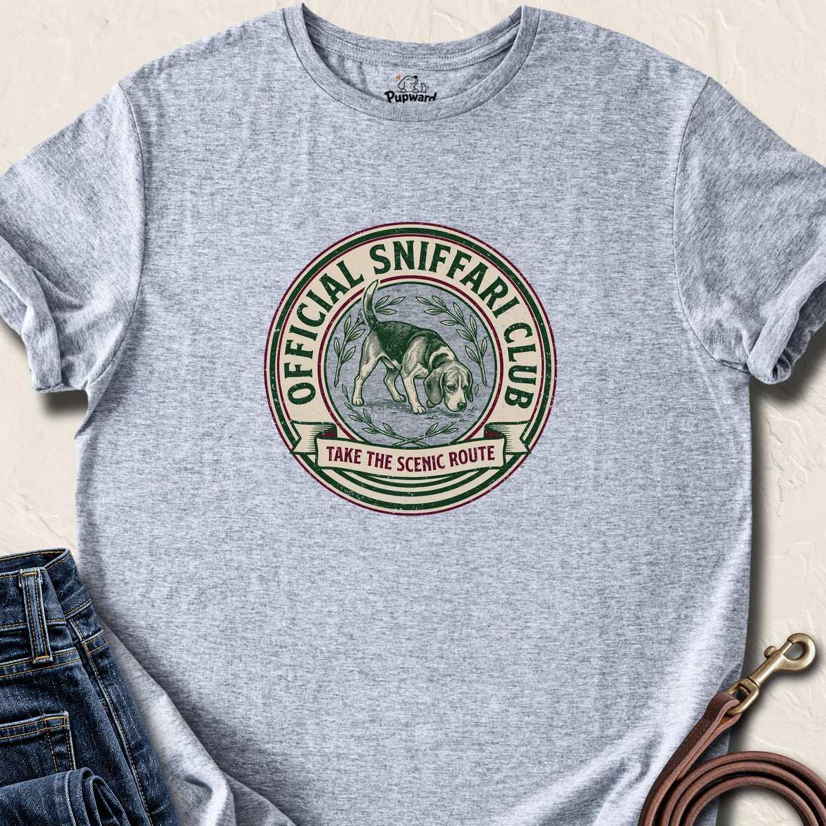 Official Sniffari Club T-Shirt — Sport Grey standard