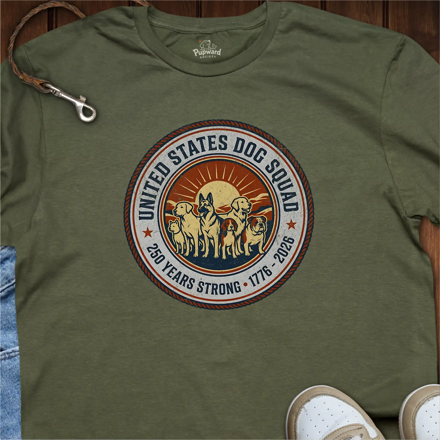 United States Dog Squad: 250 Years Strong Tee