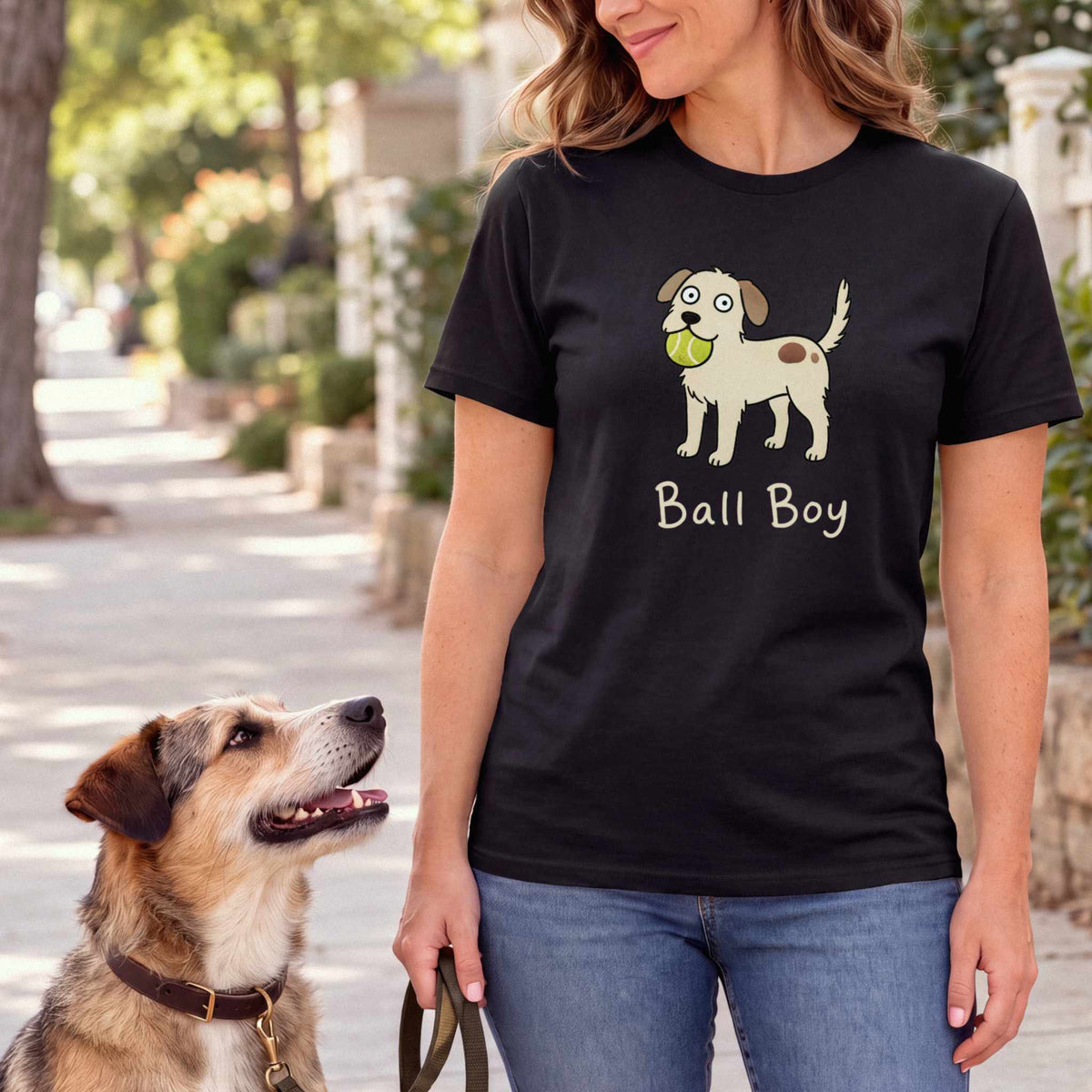 Ball Boy T-Shirt — Black female