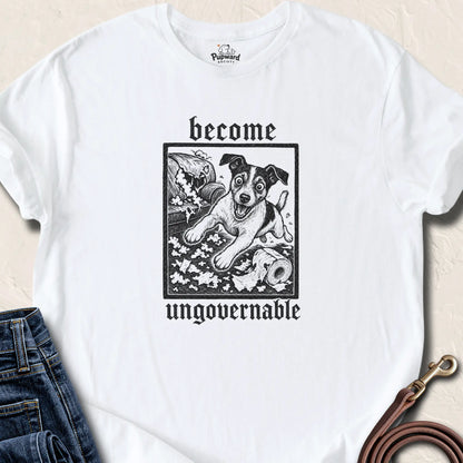 Become Ungovernable T-Shirt — White standard