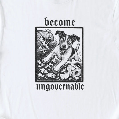 Become Ungovernable T-Shirt — White zoomed