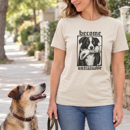 Become Untrainable T-Shirt — Sand female