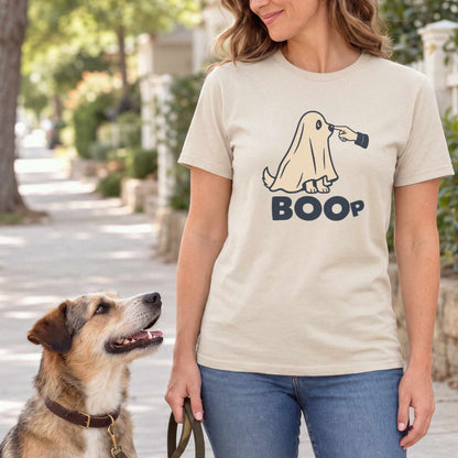 BOOP Ghost Dog T-Shirt — Sand female