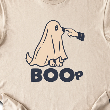 BOOP Ghost Dog T-Shirt — Sand zoomed