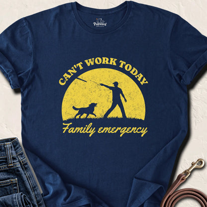 Can't Work Today Family Emergency — Navy standard