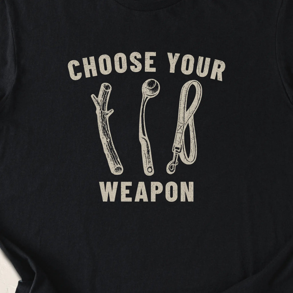 Choose Your Weapon — Black zoomed