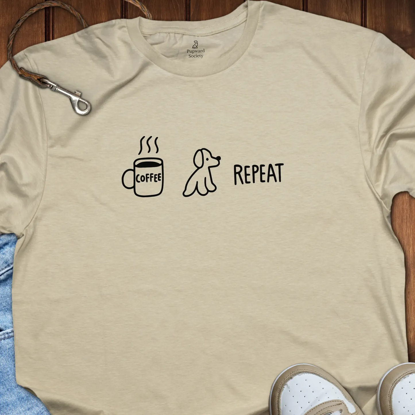 Coffee, Dog, Repeat T-Shirt