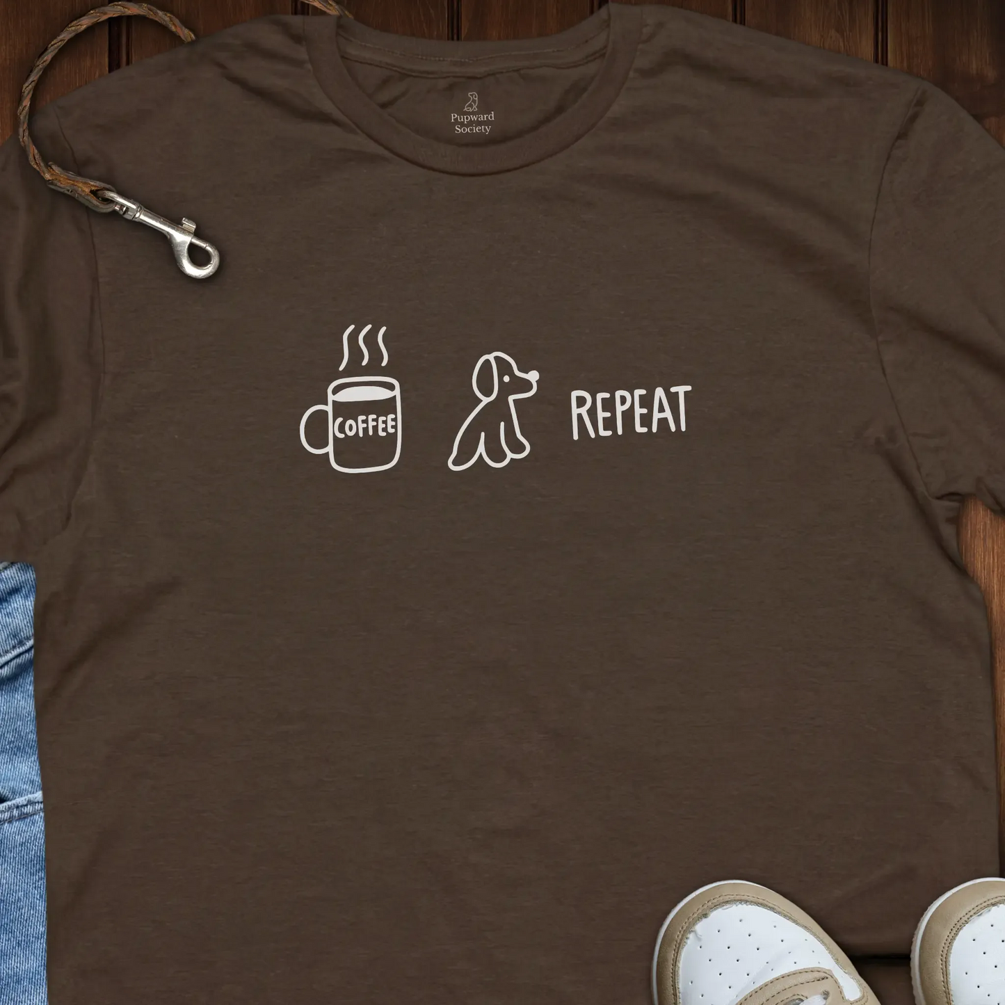 Coffee, Dog, Repeat T-Shirt