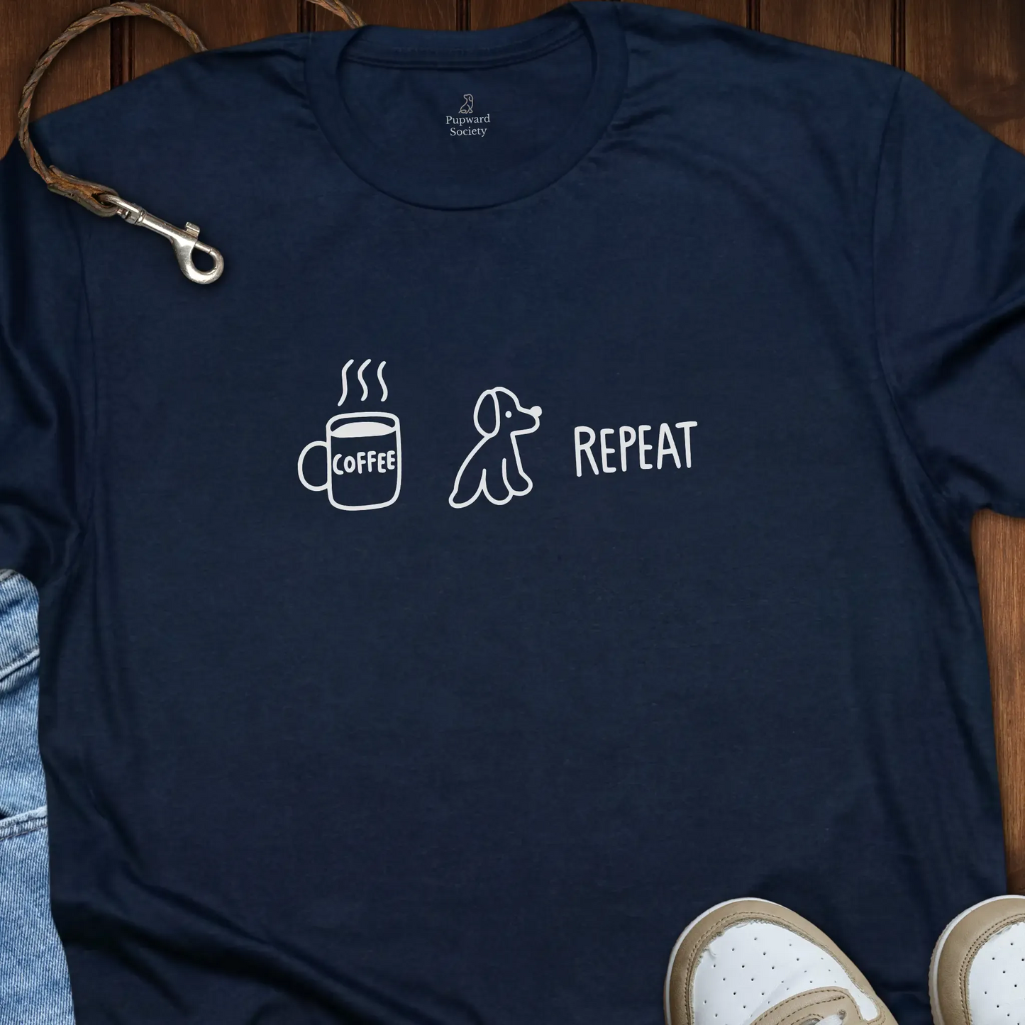 Coffee, Dog, Repeat T-Shirt