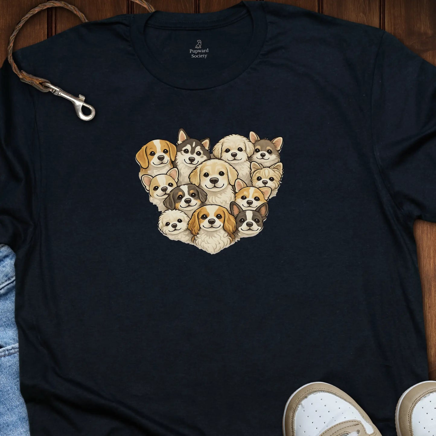 Dog Heart Collage T-Shirt