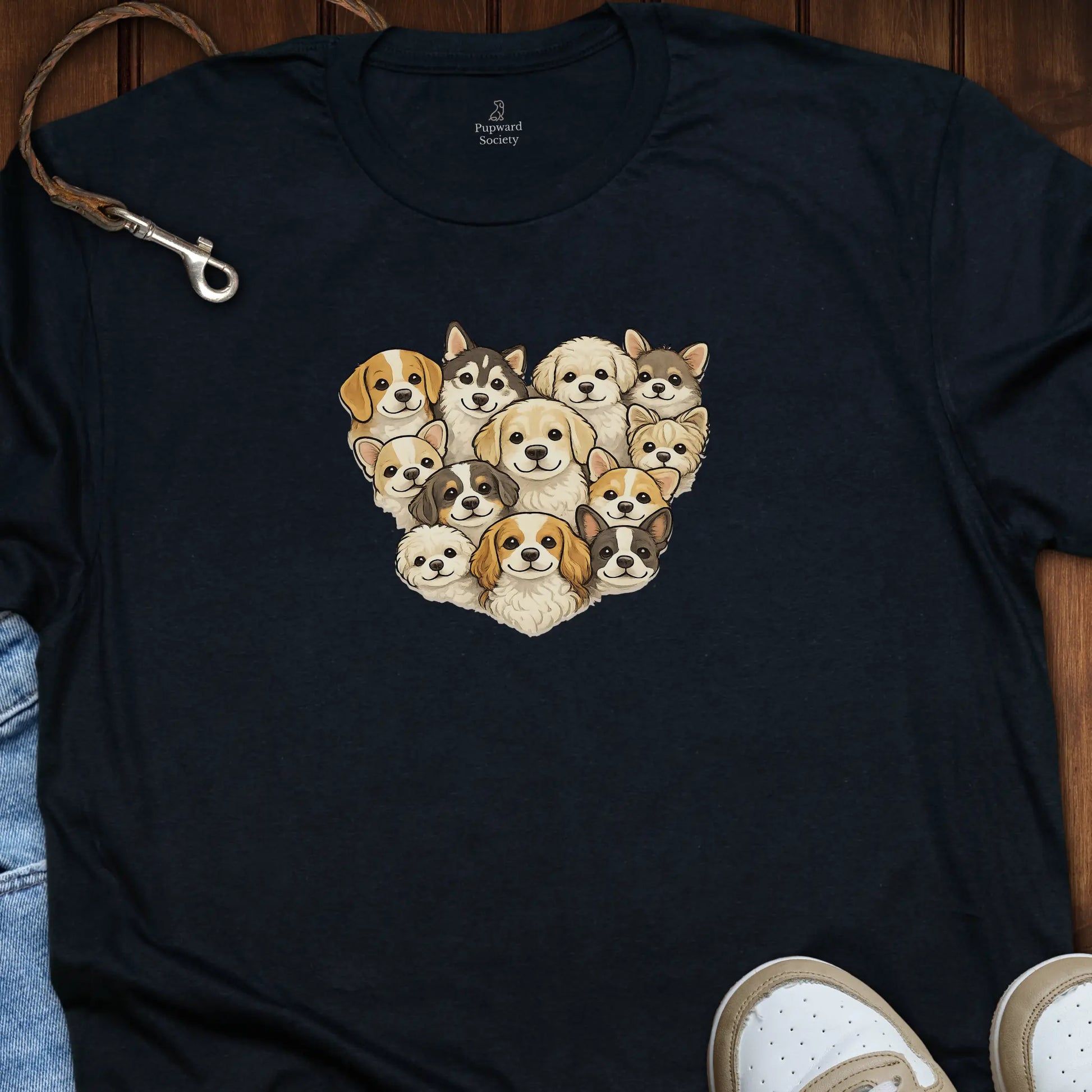 Dog Heart Collage T-Shirt