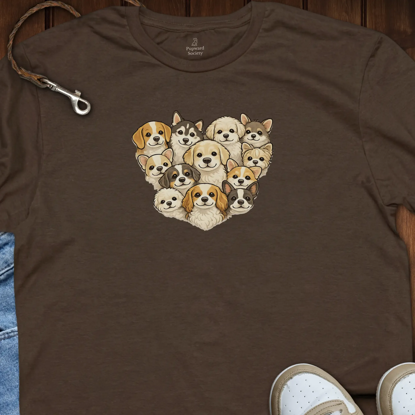 Dog Heart Collage T-Shirt