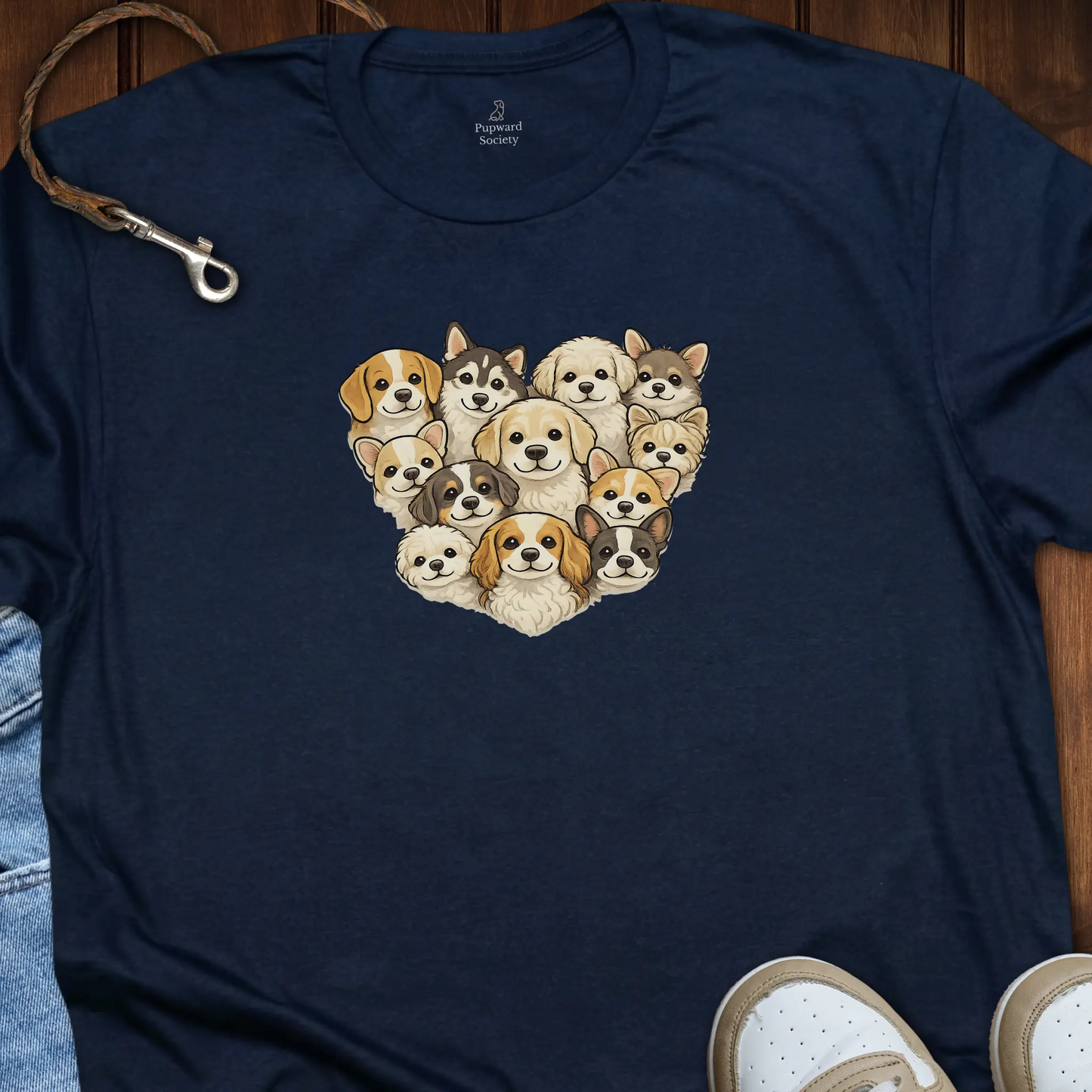 Dog Heart Collage T-Shirt