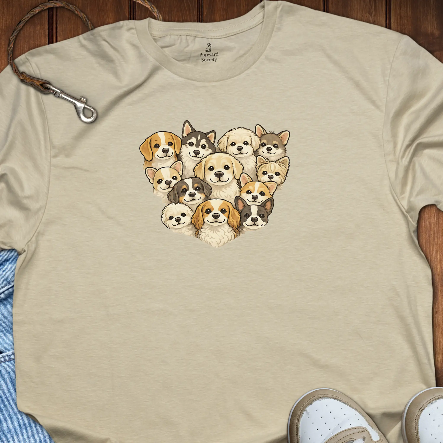 Dog Heart Collage T-Shirt