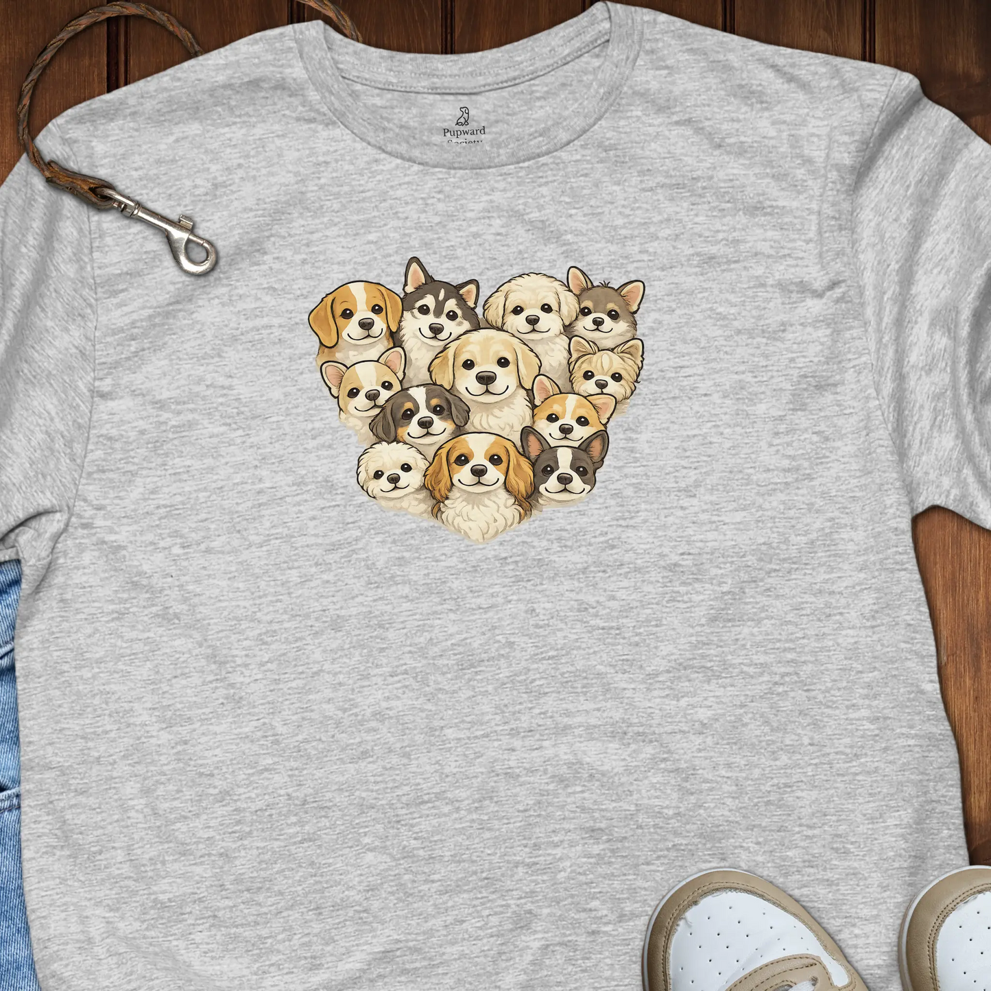 Dog Heart Collage T-Shirt