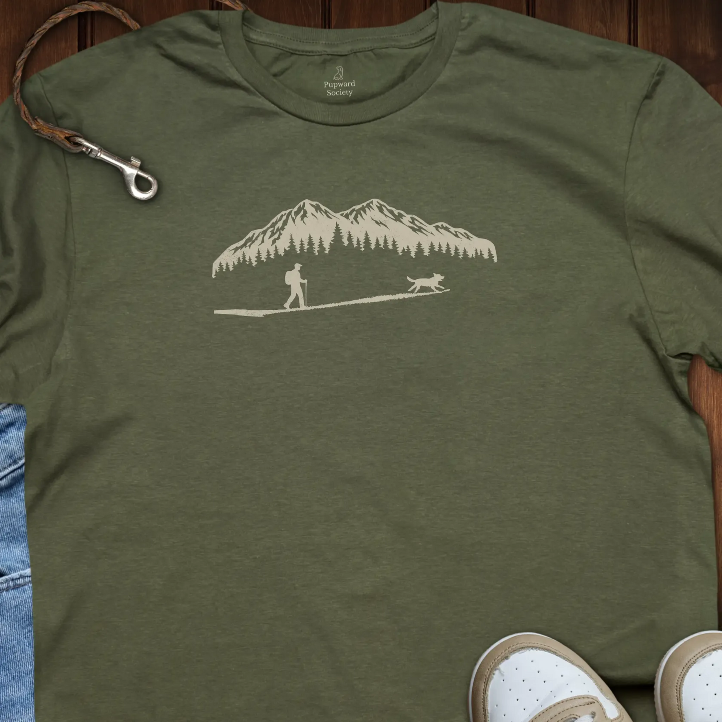 Hiking With Dog T-Shirt