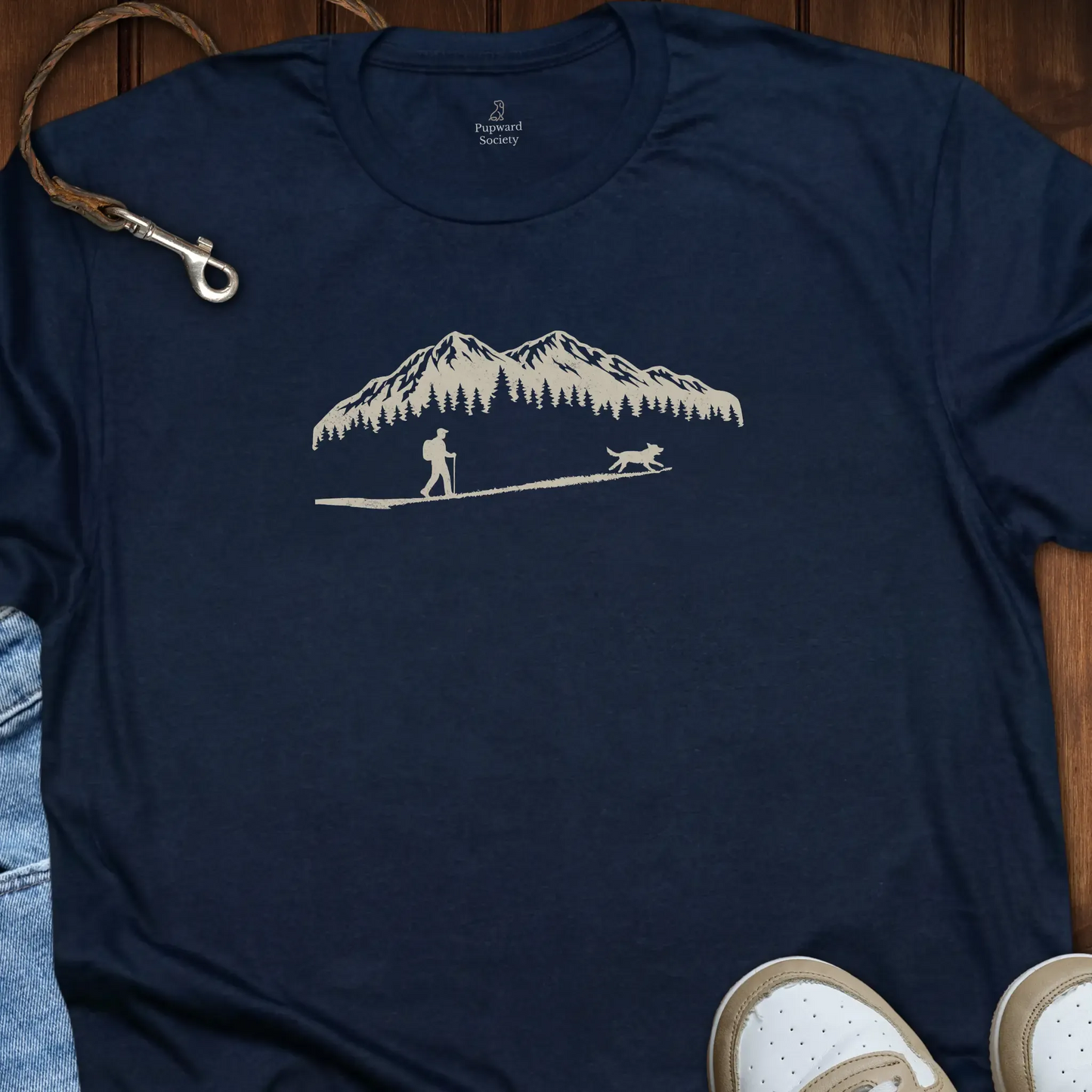 Hiking With Dog T-Shirt