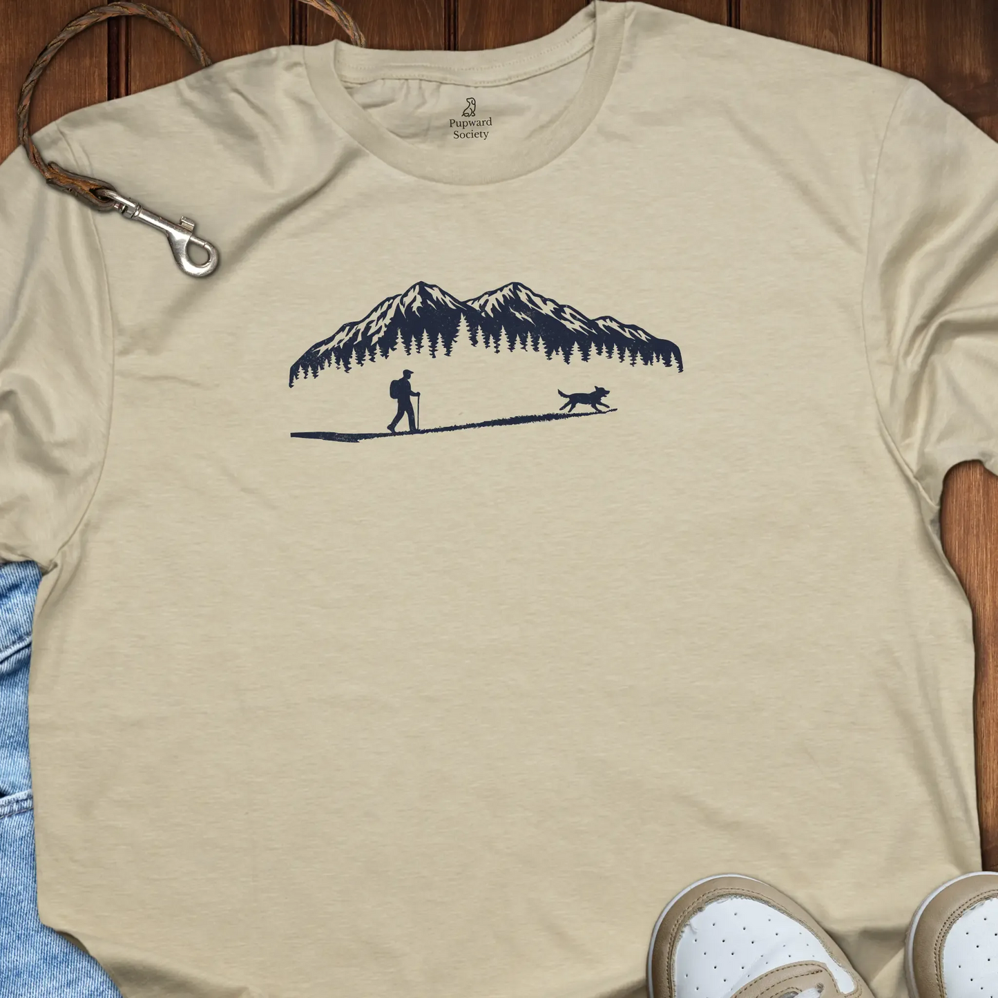 Hiking With Dog T-Shirt