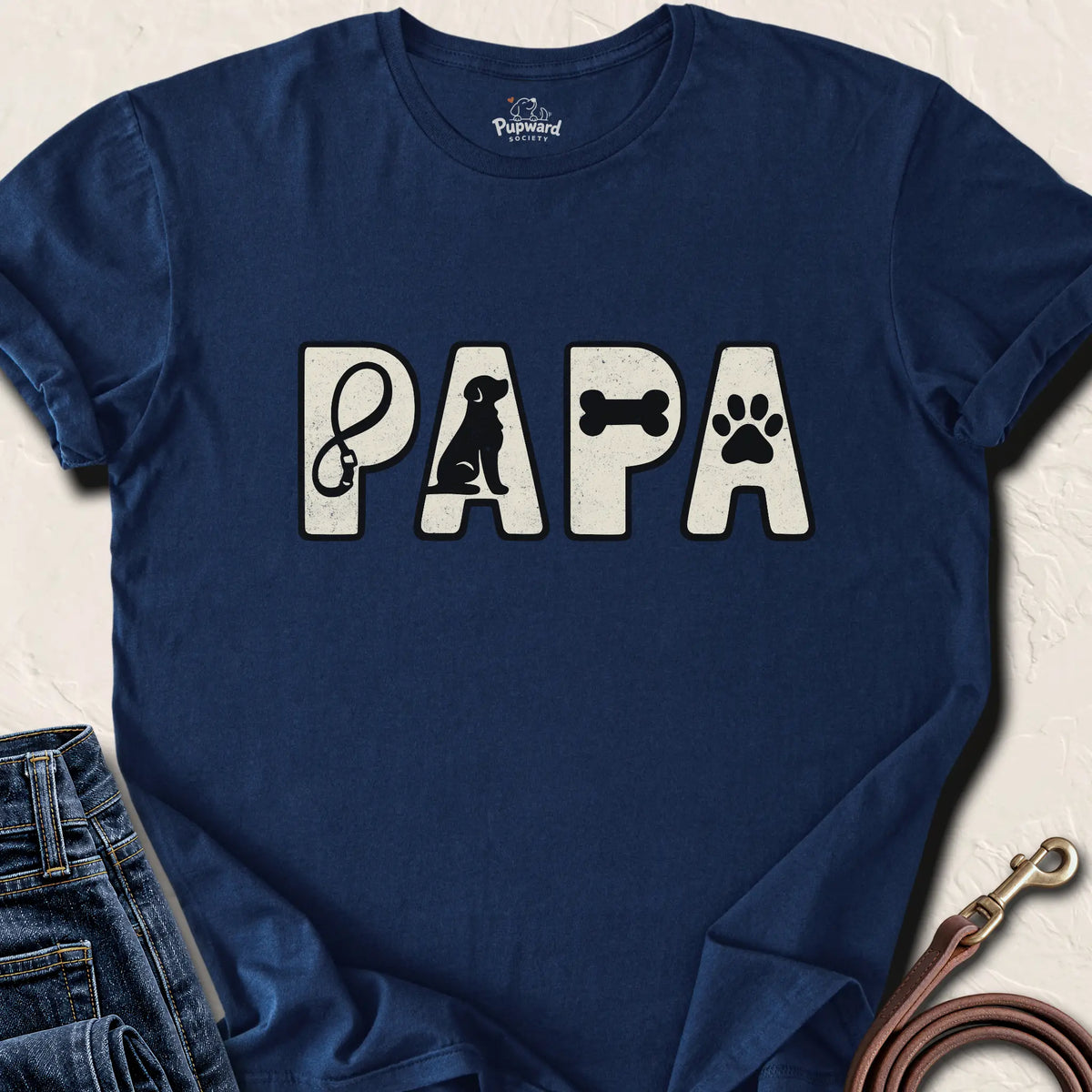Dog PAPA — Navy standard