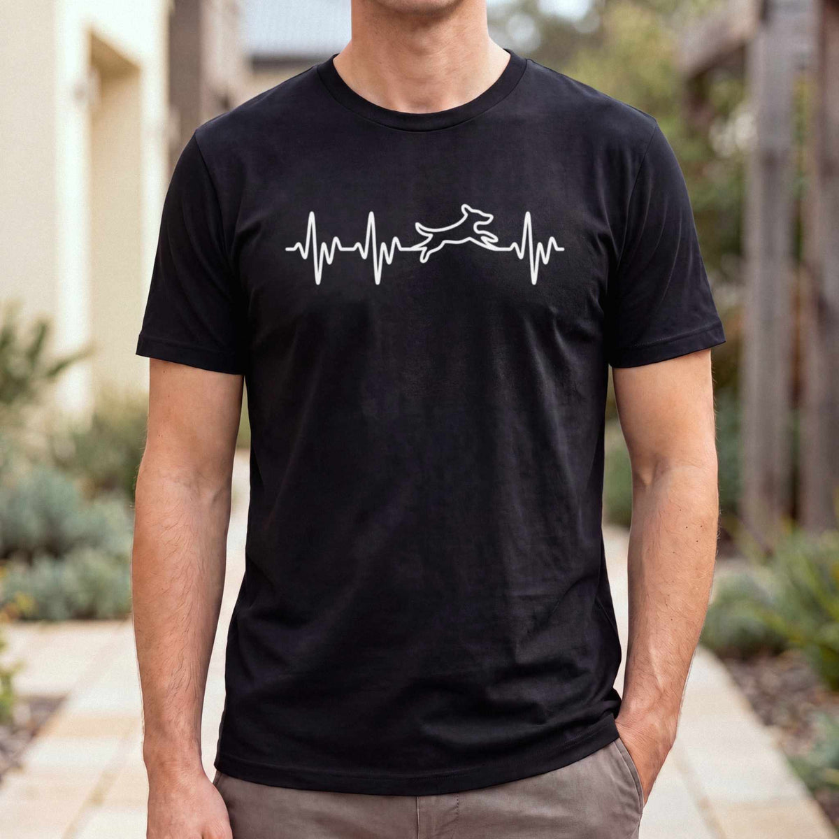 Dog Pulse Shirt — Black male