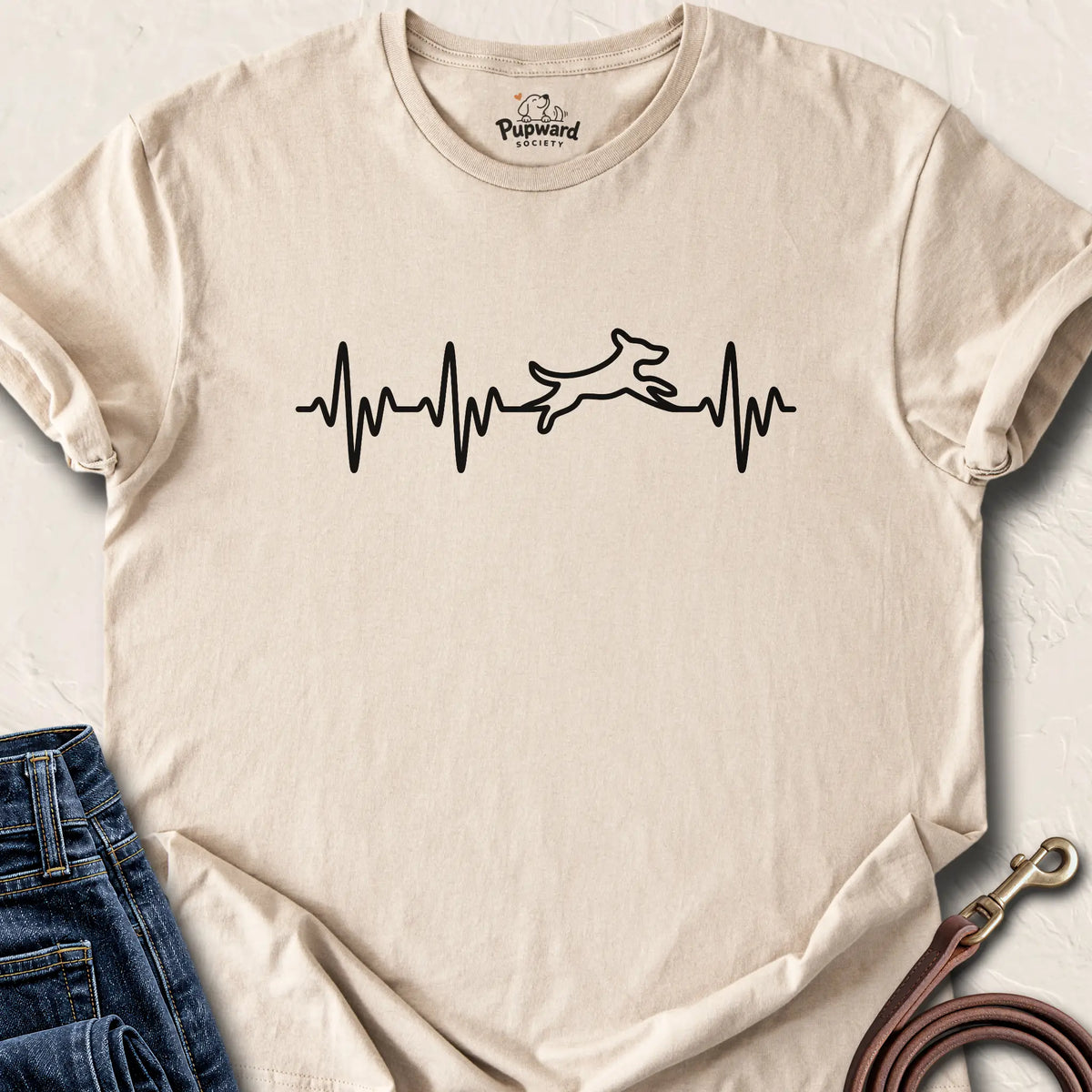Dog Pulse Shirt — Sand standard