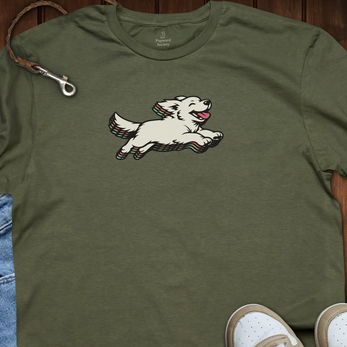 Dog Retro Multicolor T-Shirt