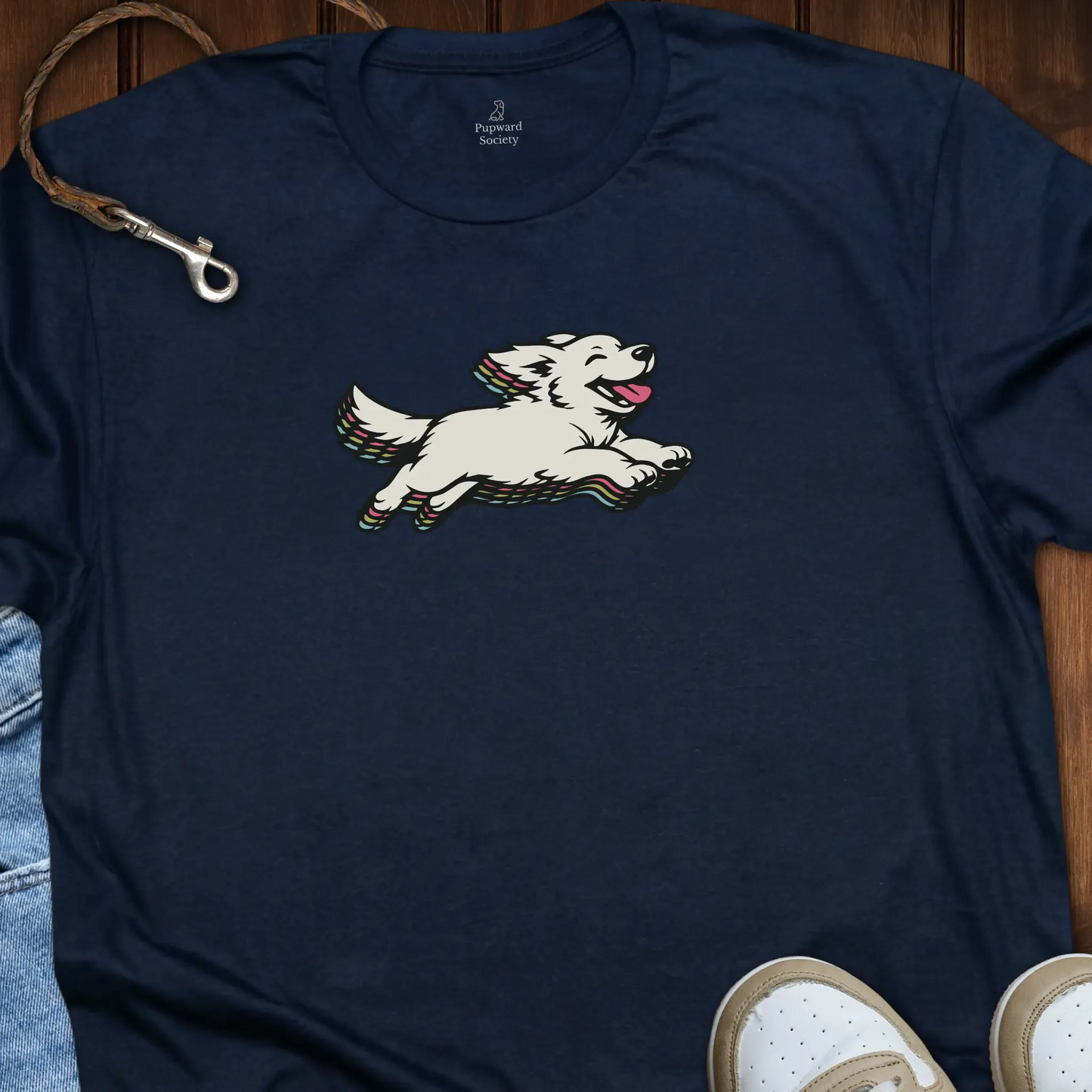 Dog Retro Multicolor T-Shirt