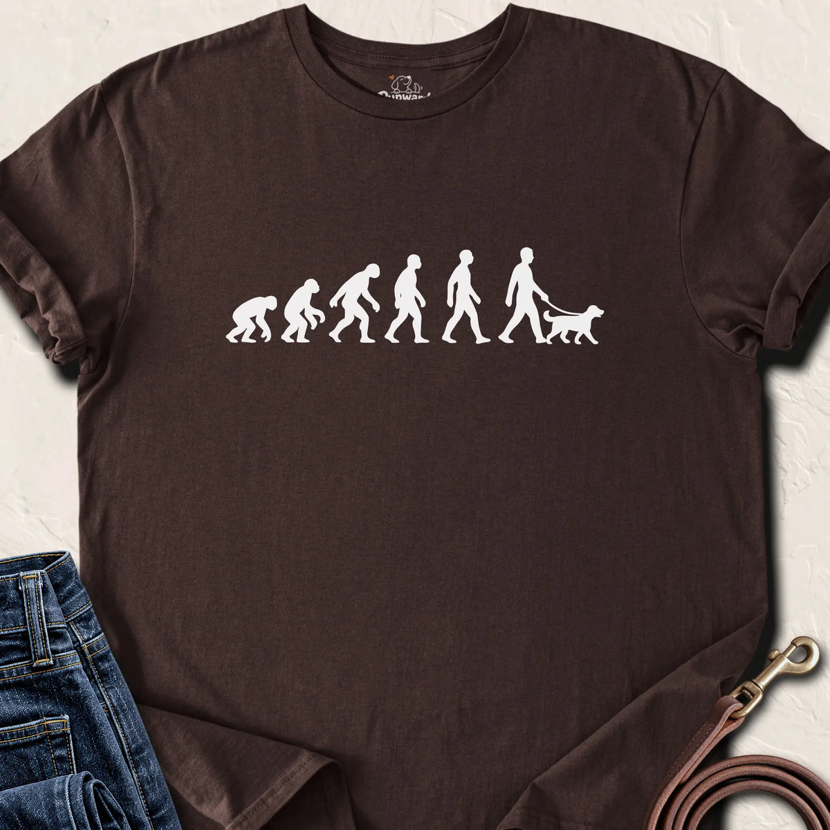 Dog Walking Evolution — Dark Chocolate standard