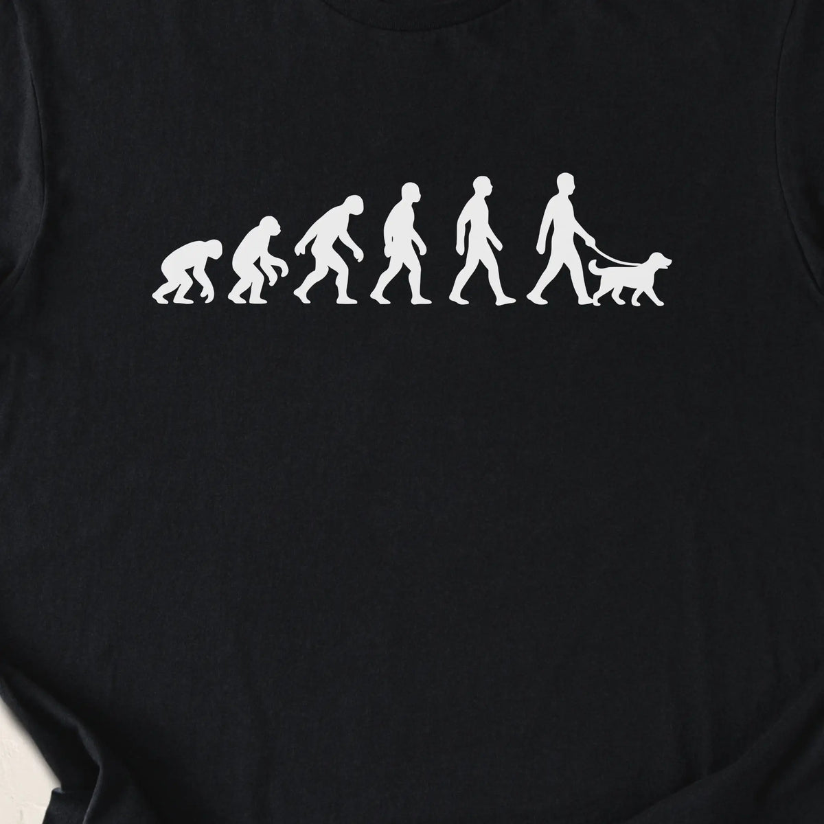 Dog Walking Evolution — Black zoomed