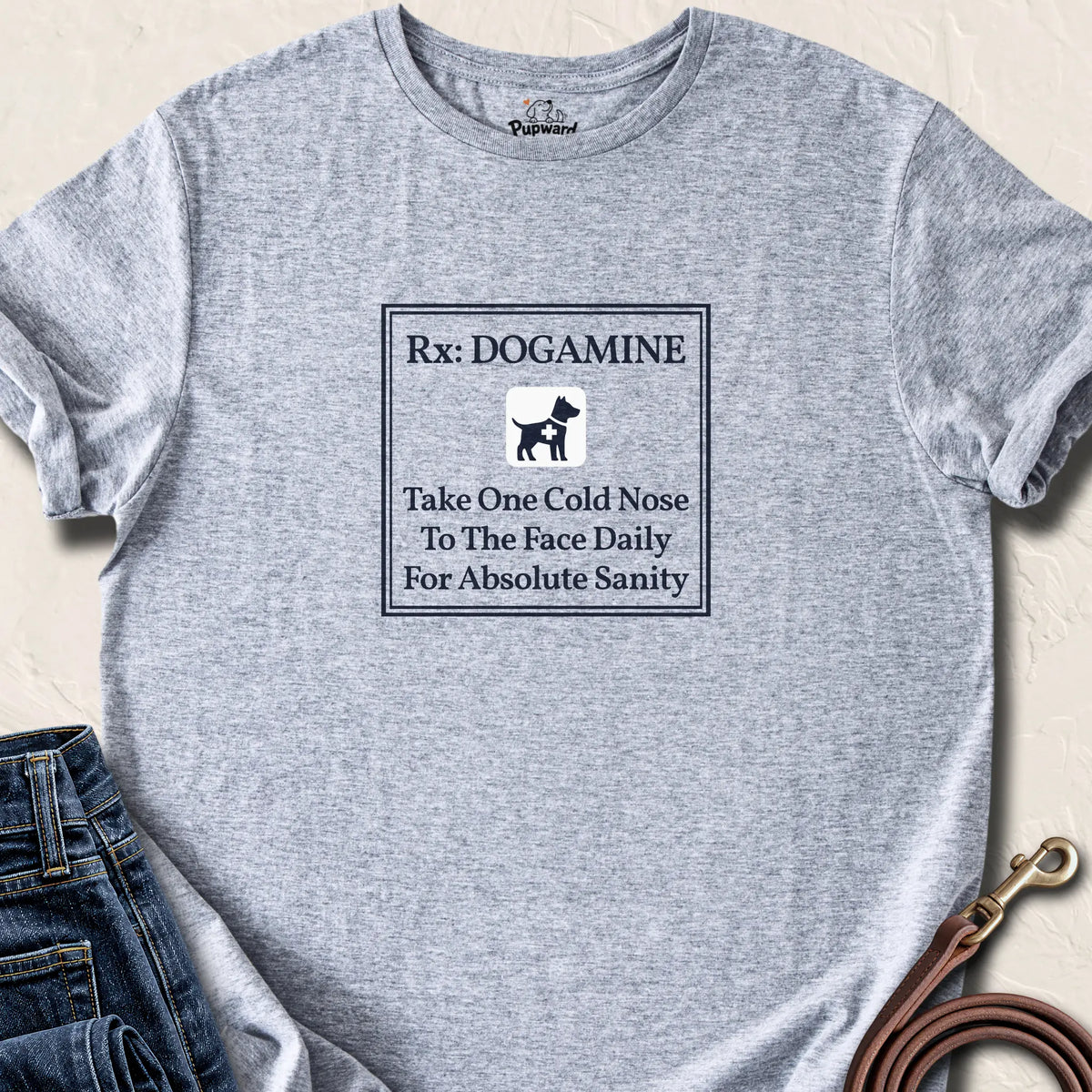 Dogamine Daily Dose T-Shirt — Sport Grey standard