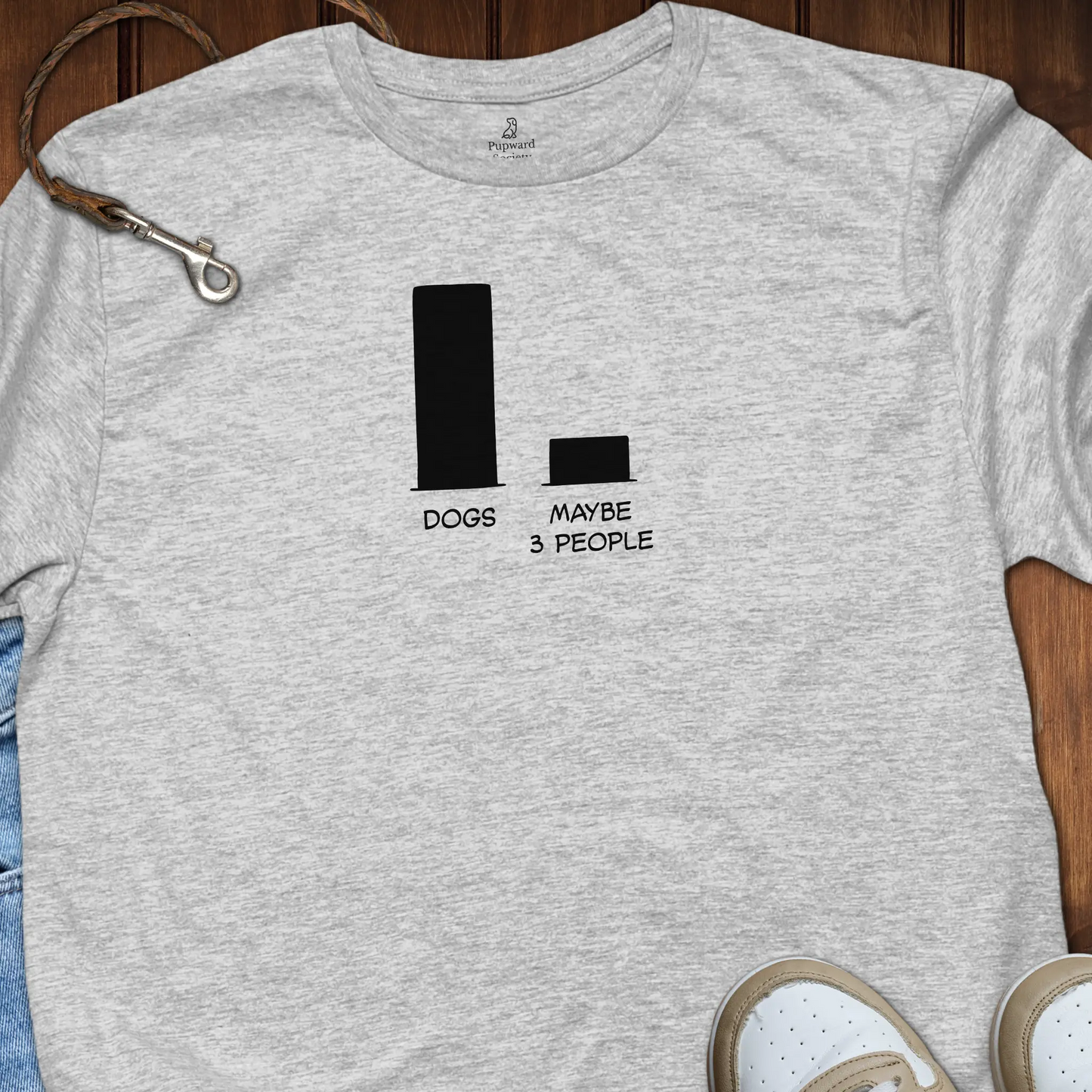 Dogs - Maybe 3 People Bar Comparison T-Shirt
