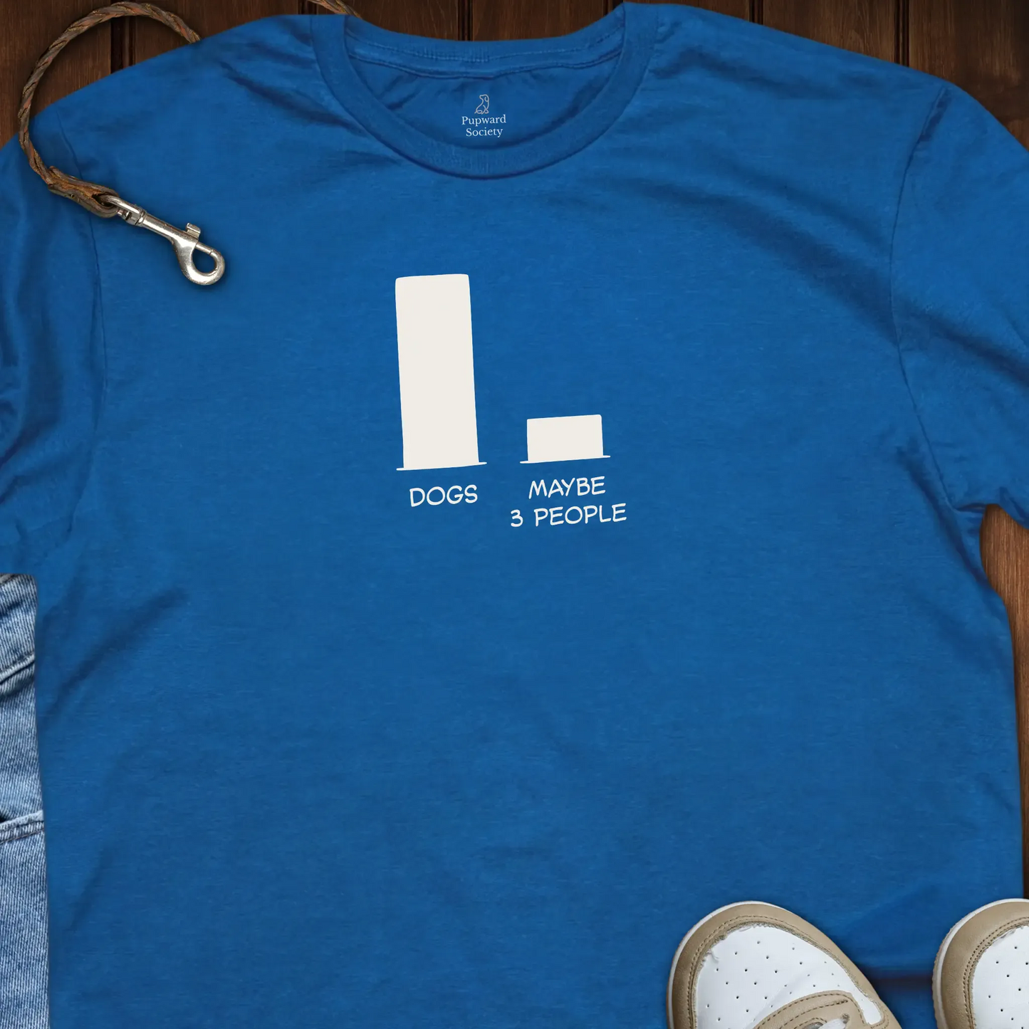 Dogs - Maybe 3 People Bar Comparison T-Shirt