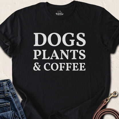 Dogs, Plants & Coffee — Black standard