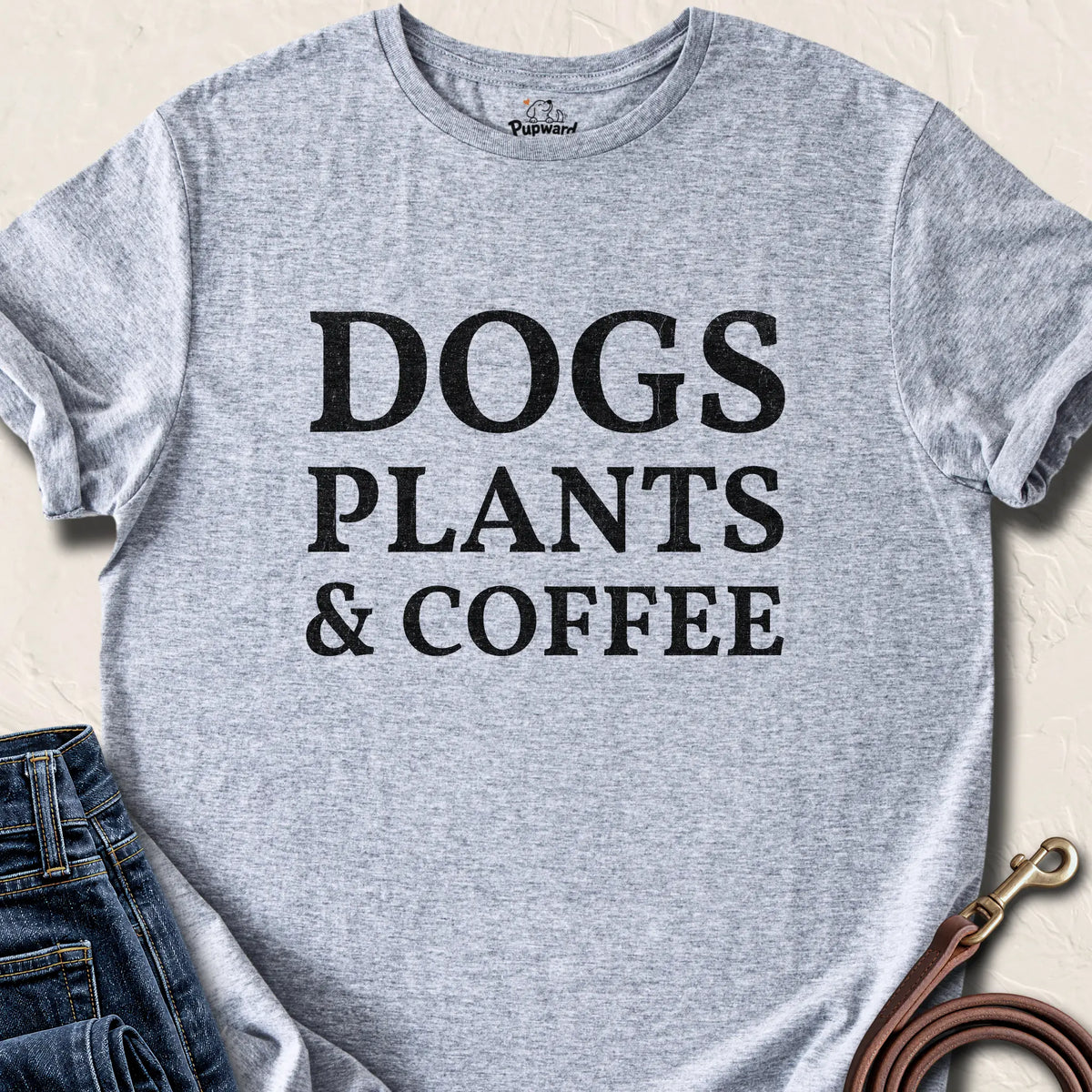 Dogs, Plants & Coffee — Sport Grey standard
