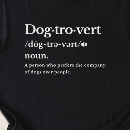 Dogtrovert — Black zoomed