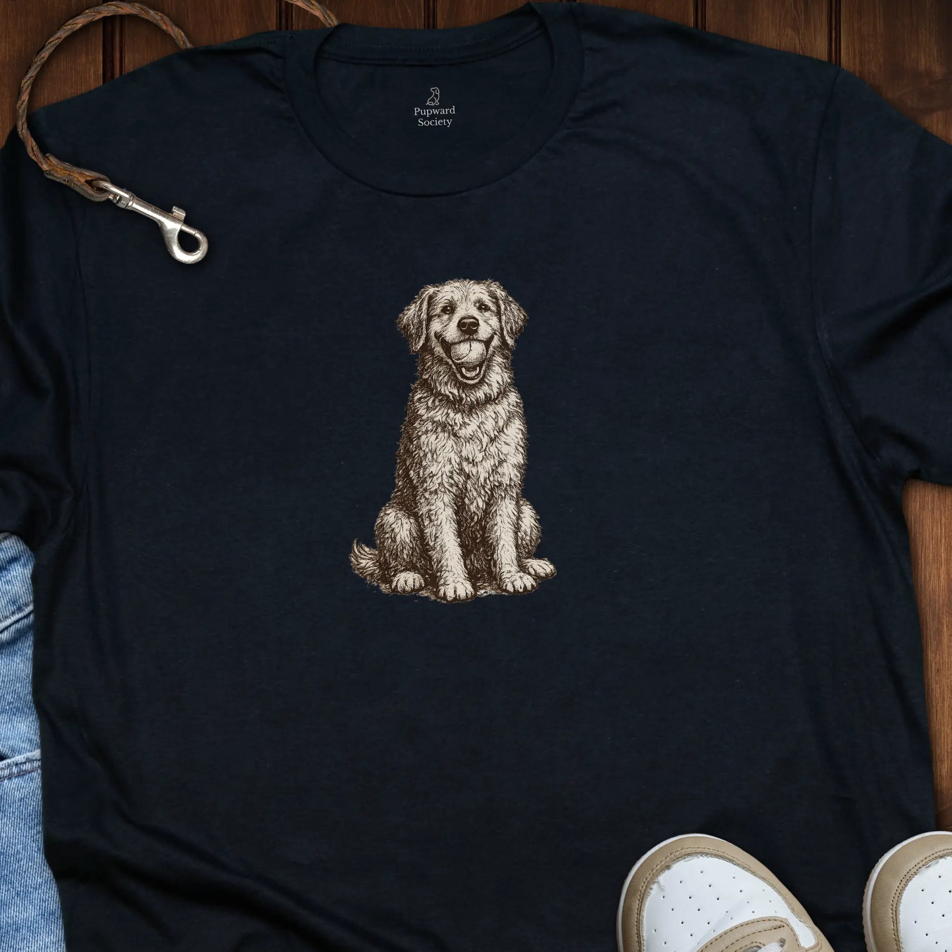 Golden Retriever Holding Ball T-Shirt