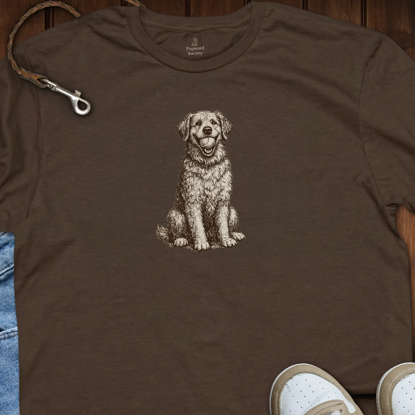 Golden Retriever Holding Ball T-Shirt