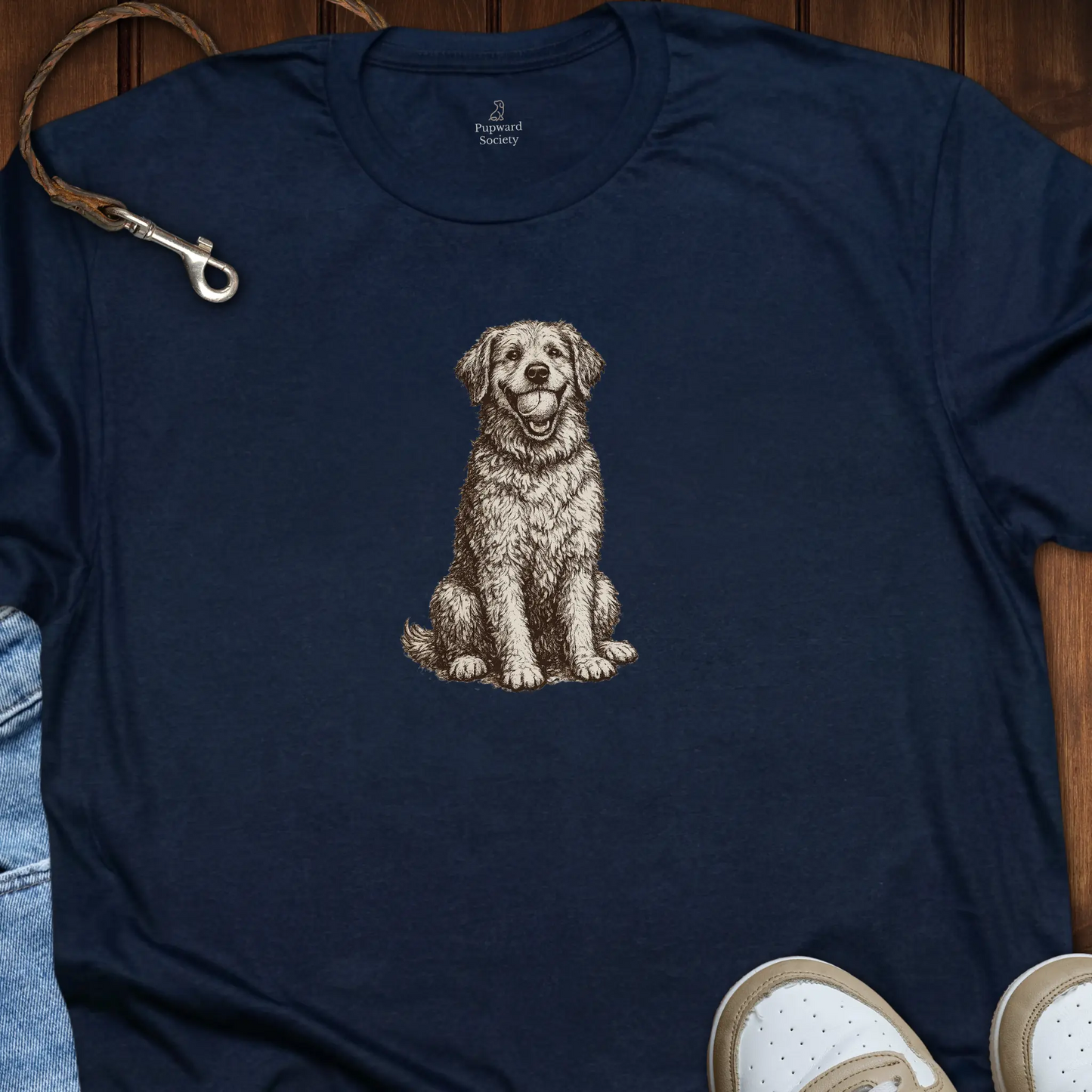 Golden Retriever Holding Ball T-Shirt