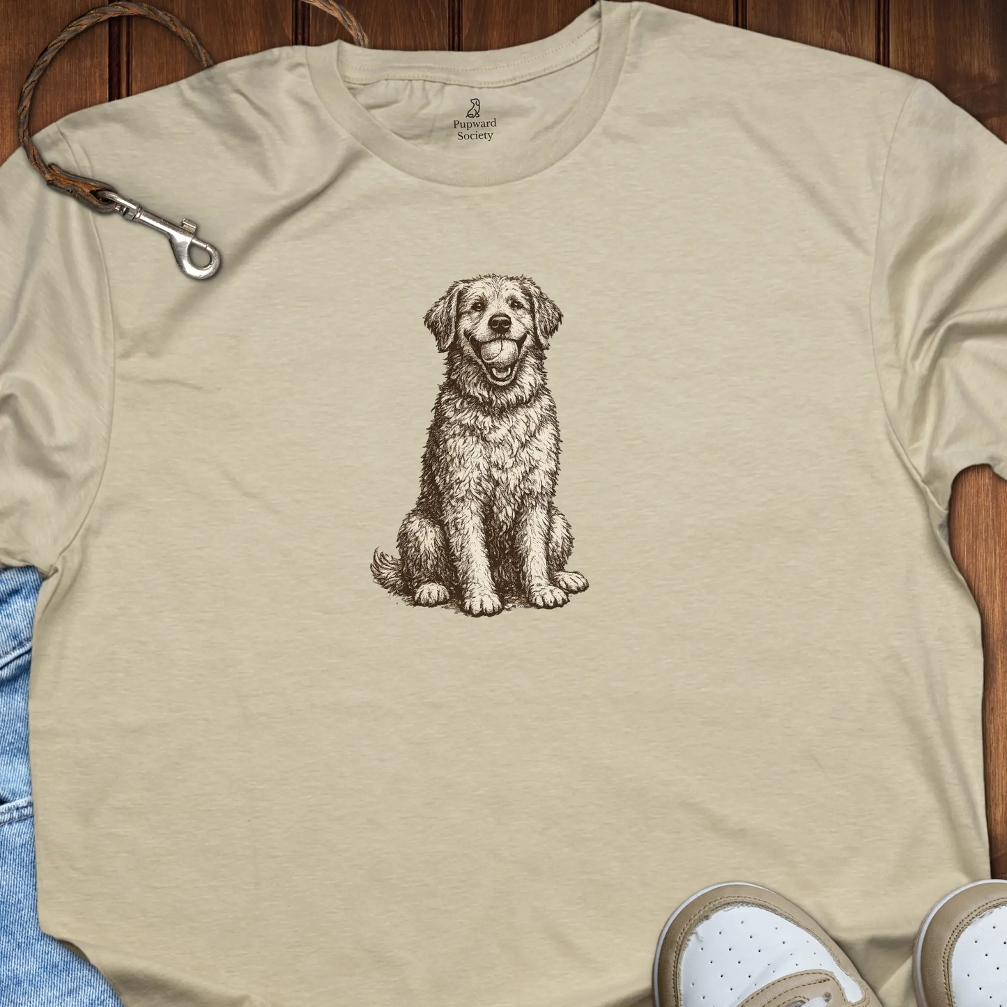 Golden Retriever Holding Ball T-Shirt