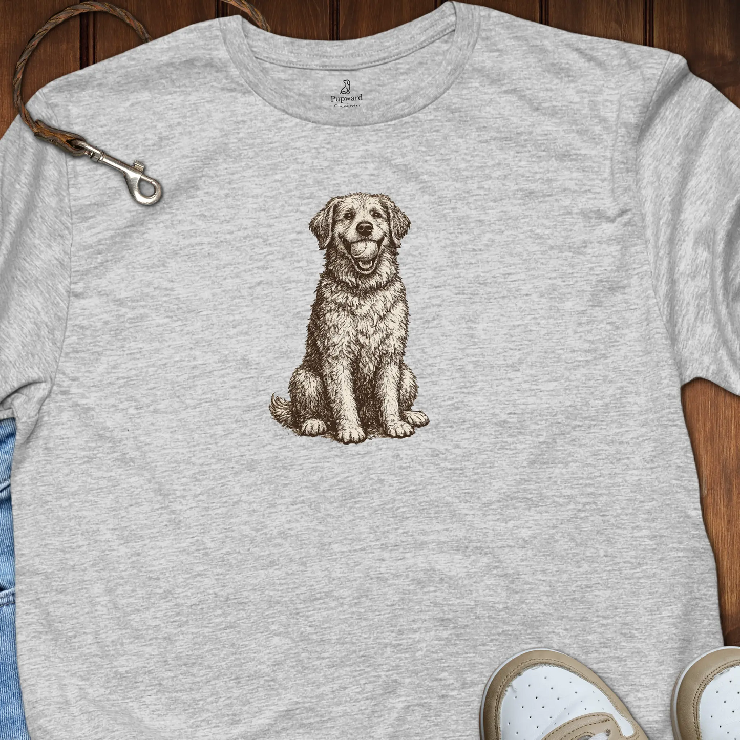 Golden Retriever Holding Ball T-Shirt