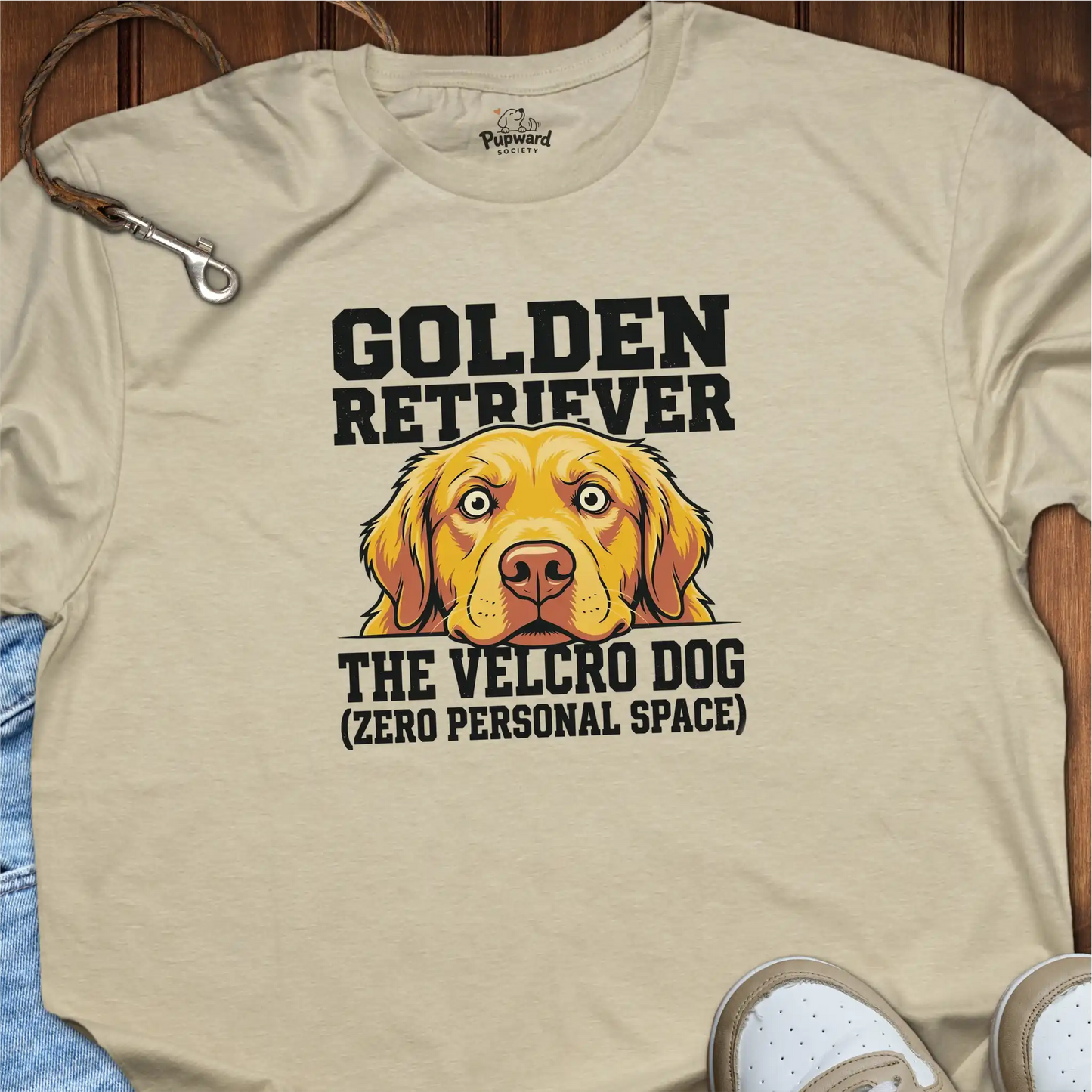 Golden Retriever Velcro Dog T-Shirt