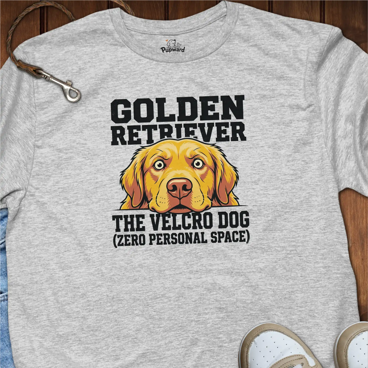 Golden Retriever Velcro Dog T-Shirt