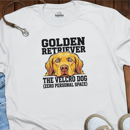 Golden Retriever Velcro Dog T-Shirt