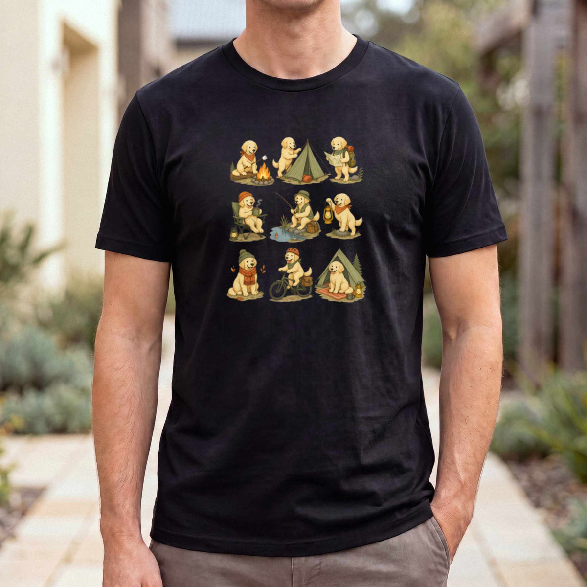 Golden Things T-Shirt — Black male