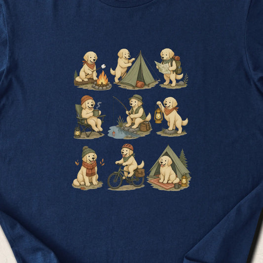 Golden Things T-Shirt — Navy zoomed